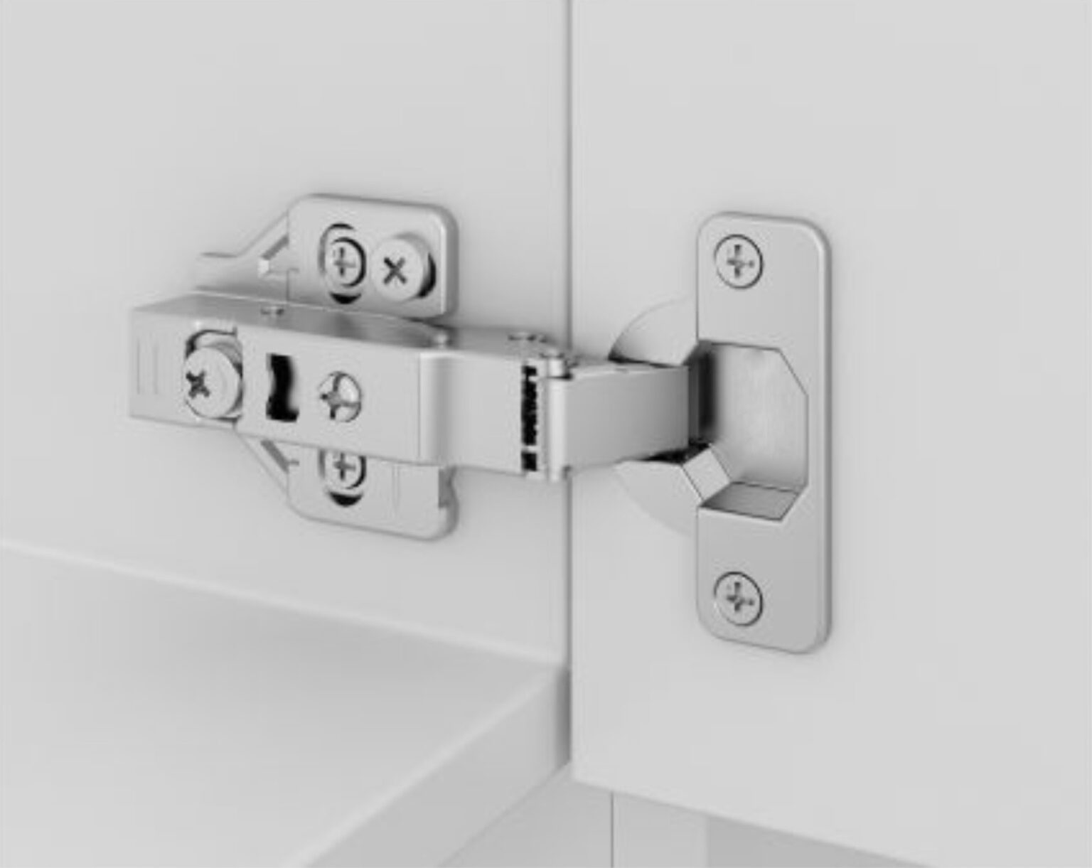 Bisagra progressive 3D recta atornillar