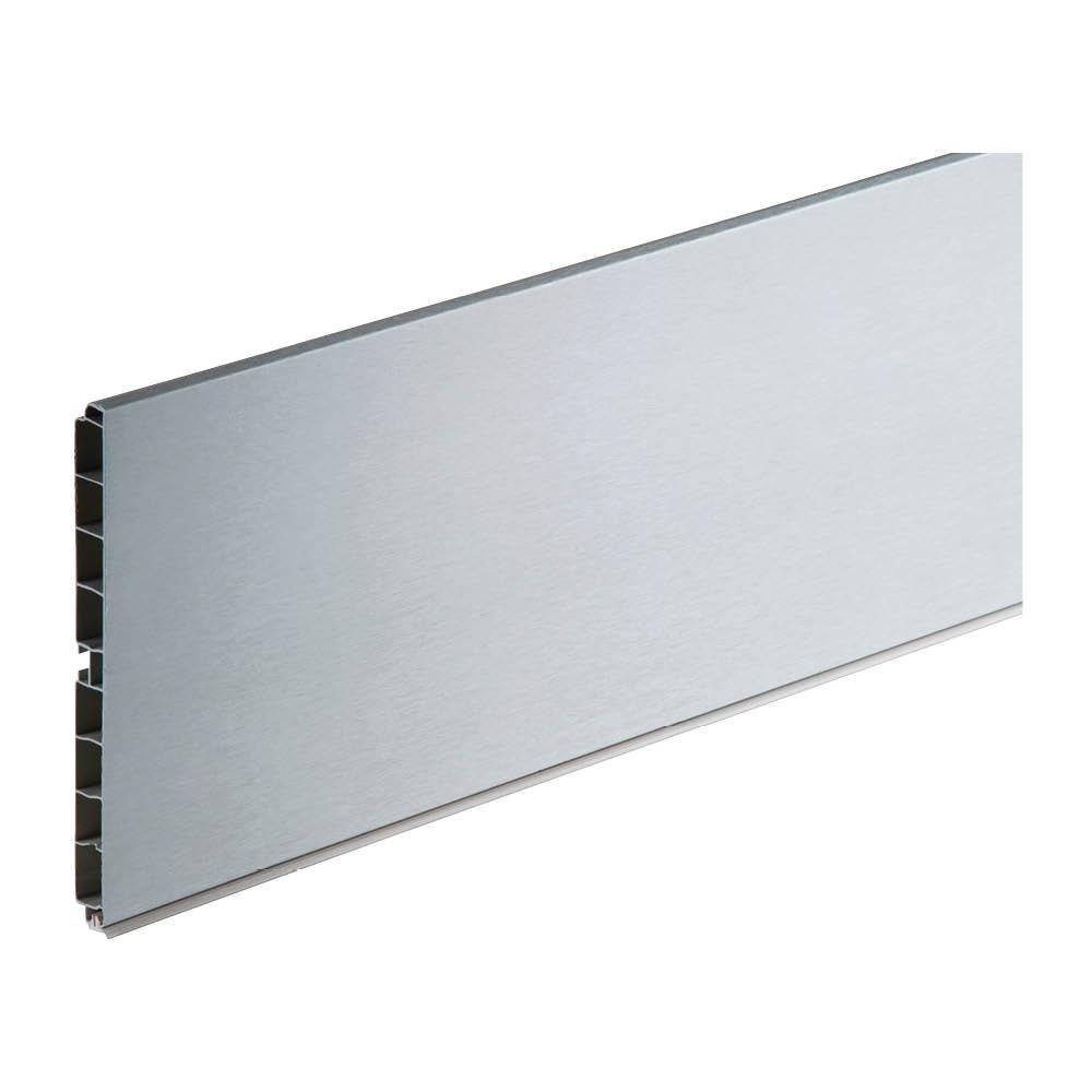 ZOCALO PVC LAMINADO ALUMINIO